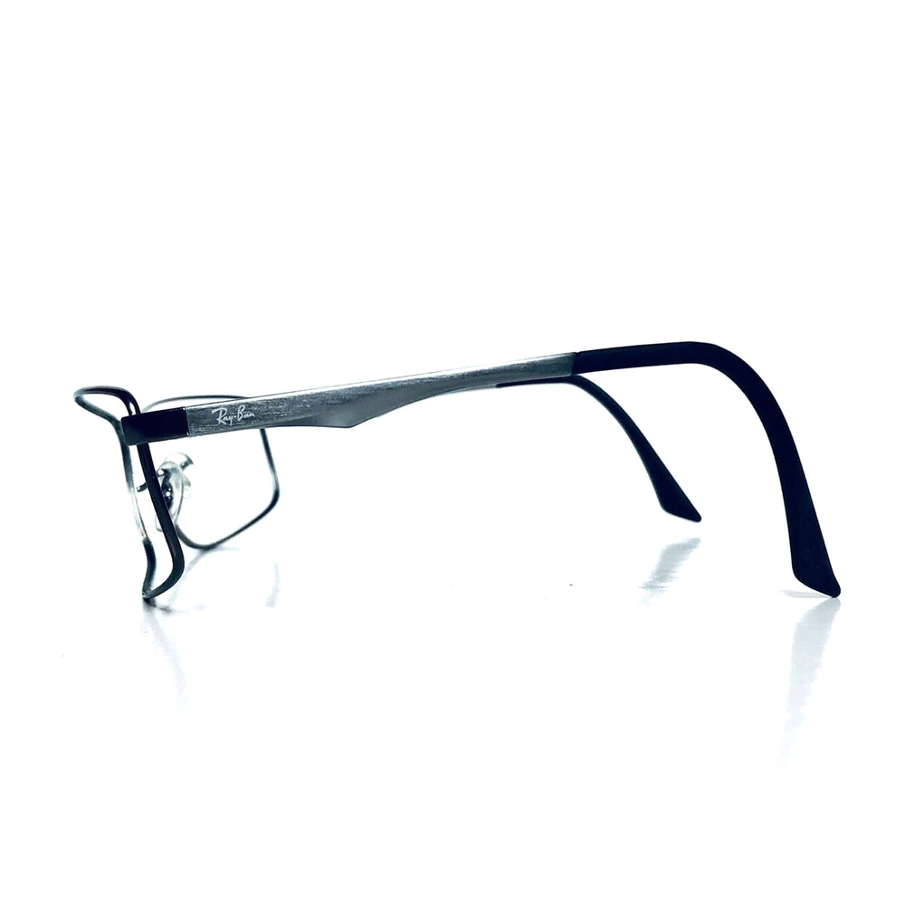 Rayban Silver Rectangular Wrap Glasses - image 3